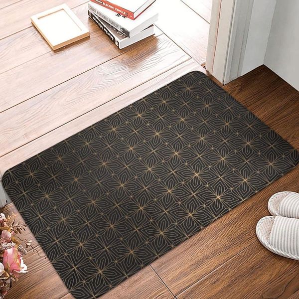 carpets black and gold geometric doormat carpet mat rug polyester anti-slip floor decor bath bathroom kitchen balcony 40x60
carpets black and gold geometric doormat carpet mat rug polyester anti-slip floor decor bath bathroom kitchen balcony 40x60