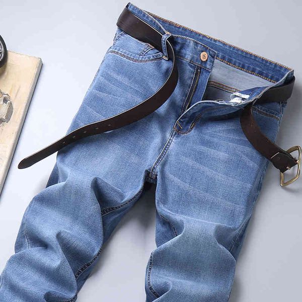 jean high straight quality releases cotton strain denim 2021 spring and summer youth fashion thin jeans, Blue
jean high straight quality releases cotton strain denim 2021 spring and summer youth fashion thin jeans, Blue