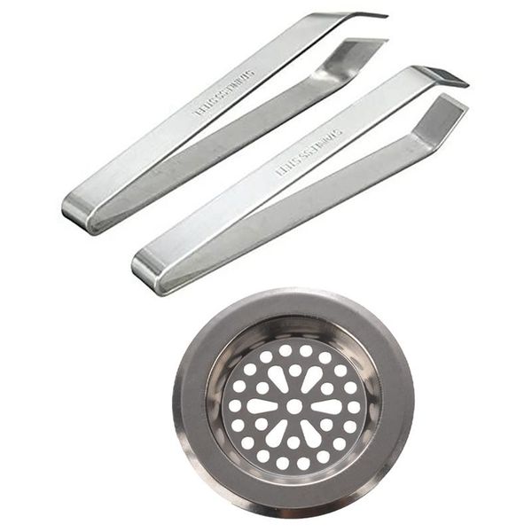 bag clips 2 pcs 77 x 55 45mm kitchen sink strainers & 1 fish bone stainless steel professional tweezers
bag clips 2 pcs 77 x 55 45mm kitchen sink strainers & 1 fish bone stainless steel professional tweezers