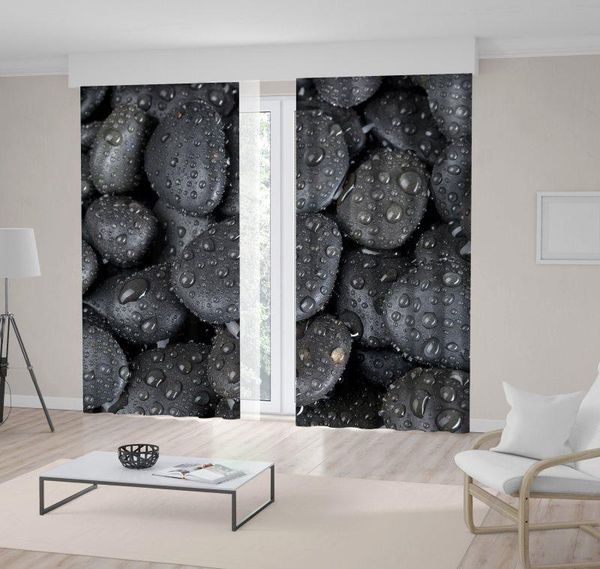 curtain & drapes with rocks water drops wet stones after rain life nature theme decoration charcoal color 
curtain & drapes with rocks water drops wet stones after rain life nature theme decoration charcoal color