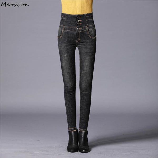 women's jeans maoxzon womens fashion high waist slim elastic skinny comfortable breathable long denim pencil trousers for female, Blue
women's jeans maoxzon womens fashion high waist slim elastic skinny comfortable breathable long denim pencil trousers for female, Blue