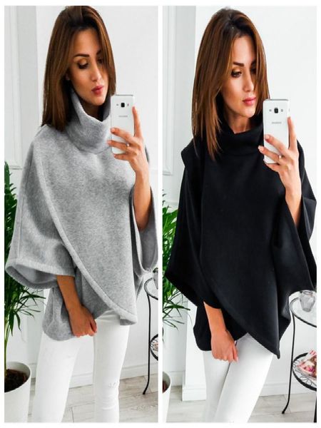 women's hoodies & sweatshirts grey spring autumn winter warm coat turtleneck sweatshirt batwing sleeve women plus size casual, Black
women's hoodies & sweatshirts grey spring autumn winter warm coat turtleneck sweatshirt batwing sleeve women plus size casual, Black