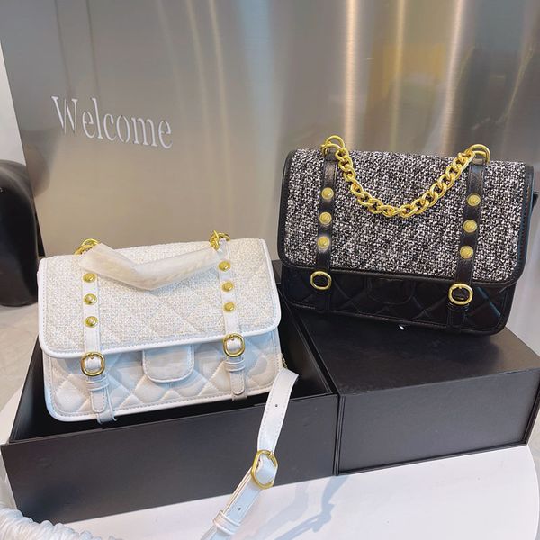 2021 autumn winter vinatge message braid bags tweed calfskin classic flap square chains tote crossbody shoulder clutch cosmetic famouse
2021 autumn winter vinatge message braid bags tweed calfskin classic flap square chains tote crossbody shoulder clutch cosmetic famouse