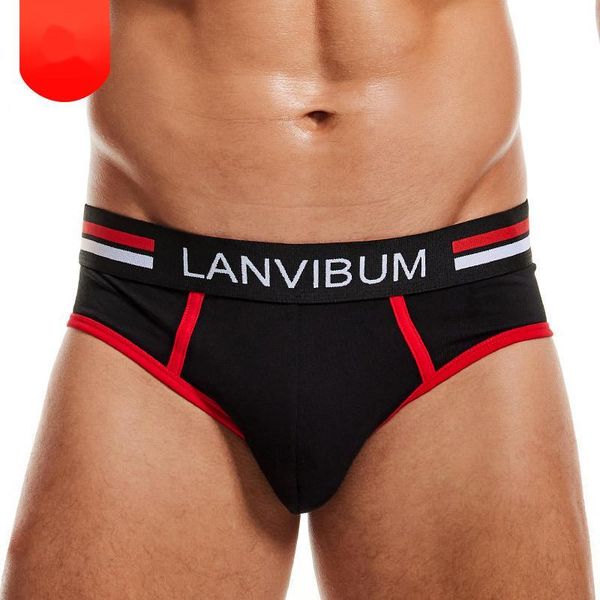 underpants men's underwear briefs cotton medium waist large korean breathable panties man bikini, Black;white
underpants men's underwear briefs cotton medium waist large korean breathable panties man bikini, Black;white