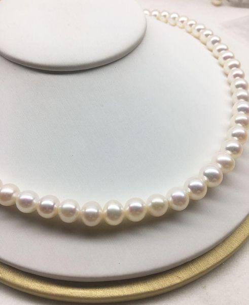 chains artificial farming real pearl necklace 7.8-8.3 near round flawless freshwater jewelry, Silver
chains artificial farming real pearl necklace 7.8-8.3 near round flawless freshwater jewelry, Silver