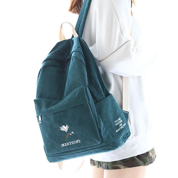 outdoor bags atinfor brand corduroy backpack female cute small fresh student bag simple campus style large capacity bookbag
outdoor bags atinfor brand corduroy backpack female cute small fresh student bag simple campus style large capacity bookbag