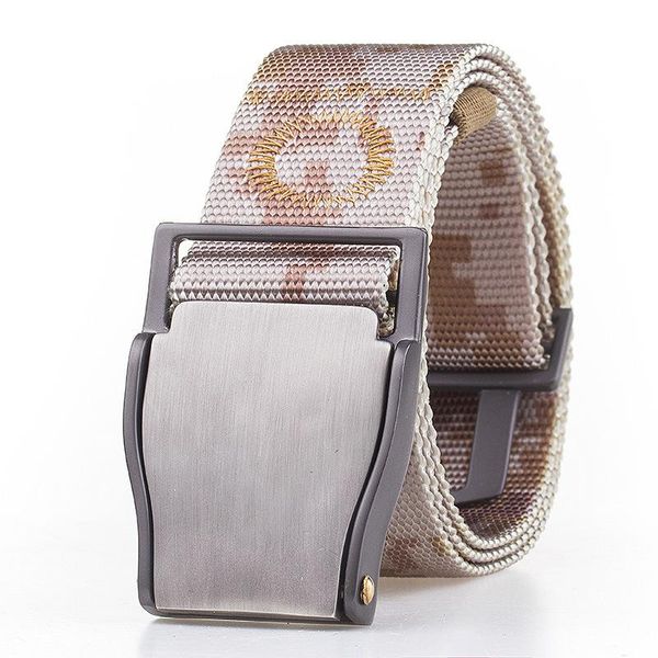 belts cowboy belt nylon fashion outdoor metal automatic buckle canvas casual pants cool wild luxury waist, Black;brown
belts cowboy belt nylon fashion outdoor metal automatic buckle canvas casual pants cool wild luxury waist, Black;brown