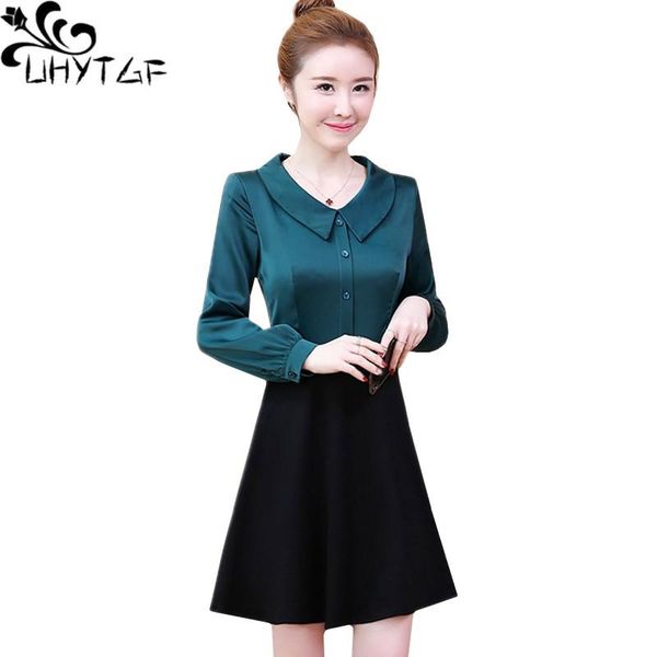 casual dresses uhytgf loose plus size womens splice fake two piece spring dress long sleeve slim female elegant mini 1376, Black;gray
casual dresses uhytgf loose plus size womens splice fake two piece spring dress long sleeve slim female elegant mini 1376, Black;gray