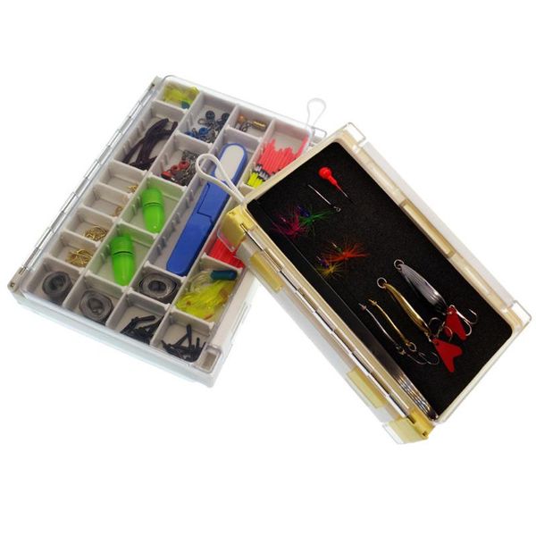 fishing accessories box18 compartments lure hook boxes storage double sided transparent high strength tackle box
fishing accessories box18 compartments lure hook boxes storage double sided transparent high strength tackle box