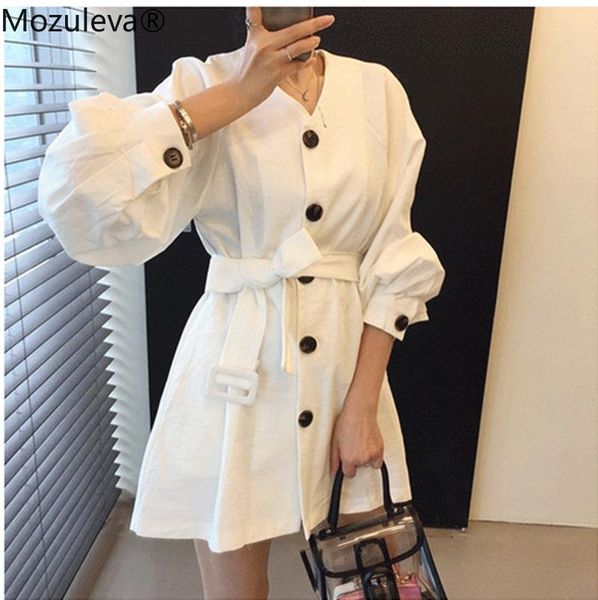 casual dresses mozuleva elegant solid v-neck women dress single-breasted lantern sleeve sashes female spring a-line vestidos 2021, Black;gray
casual dresses mozuleva elegant solid v-neck women dress single-breasted lantern sleeve sashes female spring a-line vestidos 2021, Black;gray