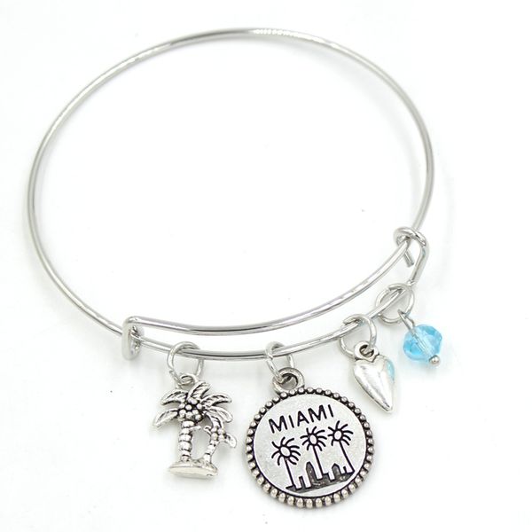 wholesale summer jewelry beach style miami palm tree charm bracelets adjustable expandable wire bangle and bracelet for women gifts, Golden;silver
wholesale summer jewelry beach style miami palm tree charm bracelets adjustable expandable wire bangle and bracelet for women gifts, Golden;silver