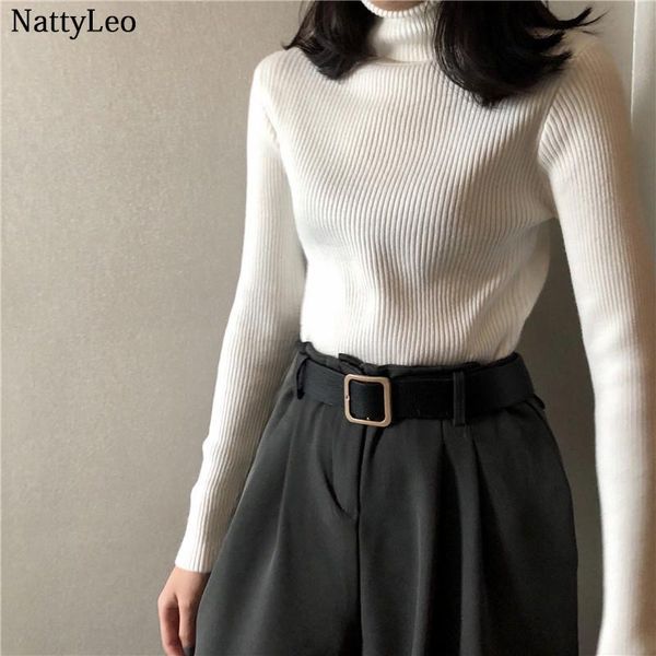 sweater autumn warm turtlenecks woman casual lady knitted pullover pull femme 2021, White;black
sweater autumn warm turtlenecks woman casual lady knitted pullover pull femme 2021, White;black