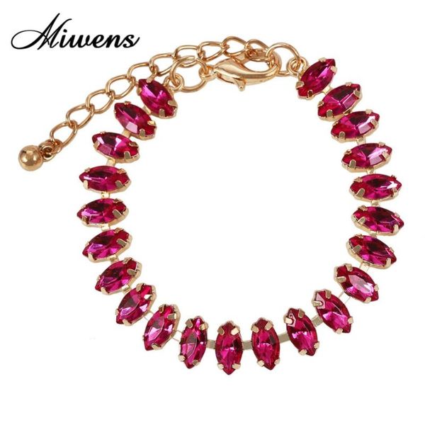 charm bracelets miwens rose red color crystal for women boho romantic chain wedding statement wholesale jewelry a105, Golden;silver
charm bracelets miwens rose red color crystal for women boho romantic chain wedding statement wholesale jewelry a105, Golden;silver