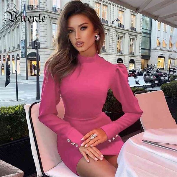 pink long sleeves draped design celebrity party club bandage mini dress 210520, Black;gray
pink long sleeves draped design celebrity party club bandage mini dress 210520, Black;gray