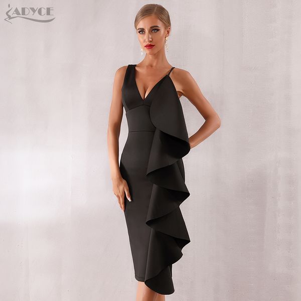 adyce new summer women celebrity evening runway party dress vestidos 2021 sleeveless ruffles bla midi bodycon club dress, Black;gray
adyce new summer women celebrity evening runway party dress vestidos 2021 sleeveless ruffles bla midi bodycon club dress, Black;gray
