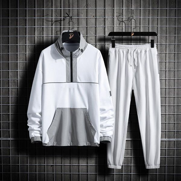 men's casual tracksuit set autumn spring wear men two pieces sportswear hoodie+sweatpants jogger running suit oversize ~8xl tracksuits, Gray
men's casual tracksuit set autumn spring wear men two pieces sportswear hoodie+sweatpants jogger running suit oversize ~8xl tracksuits, Gray