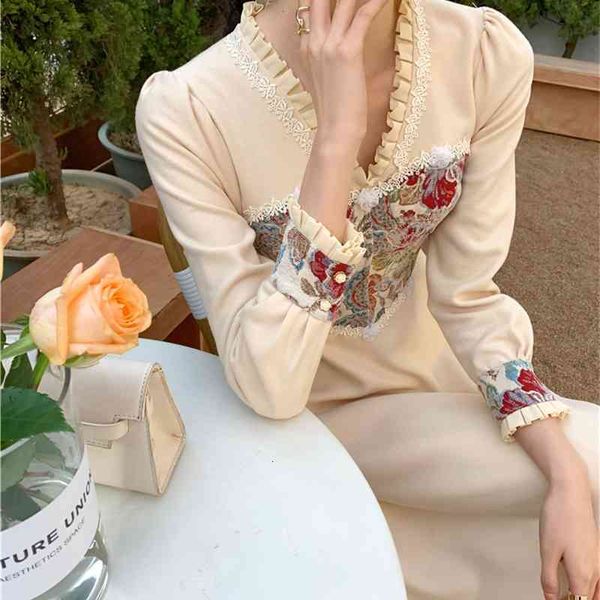 casual dresses vintage v neck long sleeve tunic women floral ruffle lace a line ladies midi elegant european clothing 1z3m, Black;gray
casual dresses vintage v neck long sleeve tunic women floral ruffle lace a line ladies midi elegant european clothing 1z3m, Black;gray