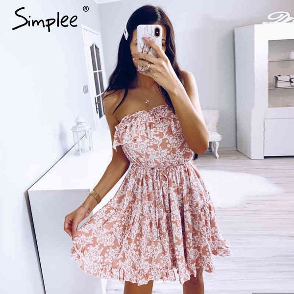 sleeveless floral print tube women high wasit ruffled mini casual lady chic beach holiday summe dress 210414, Black;gray
sleeveless floral print tube women high wasit ruffled mini casual lady chic beach holiday summe dress 210414, Black;gray