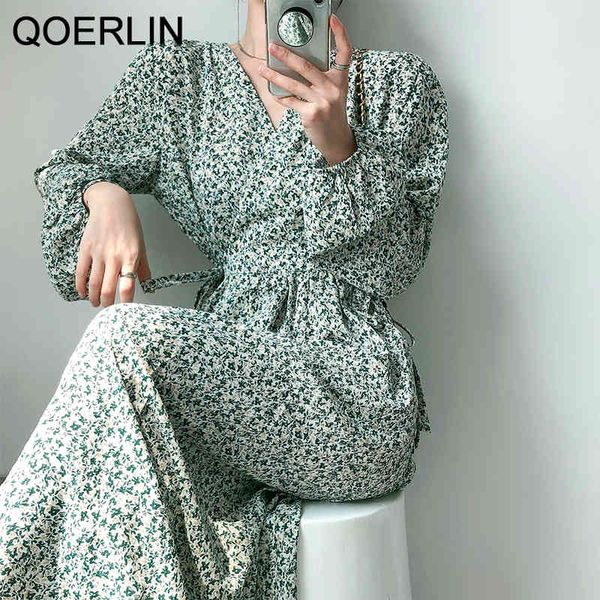 qoerlin floral dress v-neck new spring mid-length high waist french long sleeve temperament adjustable waist vestidos mujer 210416, Black;gray
qoerlin floral dress v-neck new spring mid-length high waist french long sleeve temperament adjustable waist vestidos mujer 210416, Black;gray