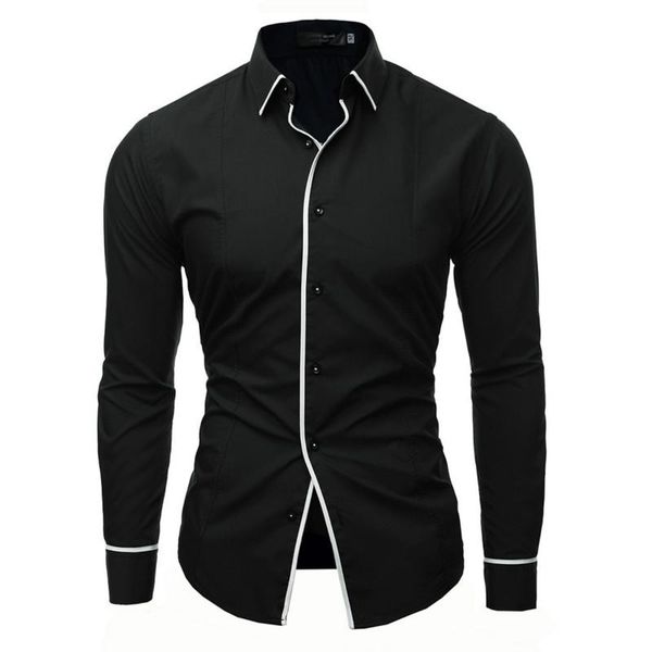 men's casual shirts men dress shirt 2021 business solid male fashion camisa masculina society youth cotton long sleeve, White;black
men's casual shirts men dress shirt 2021 business solid male fashion camisa masculina society youth cotton long sleeve, White;black