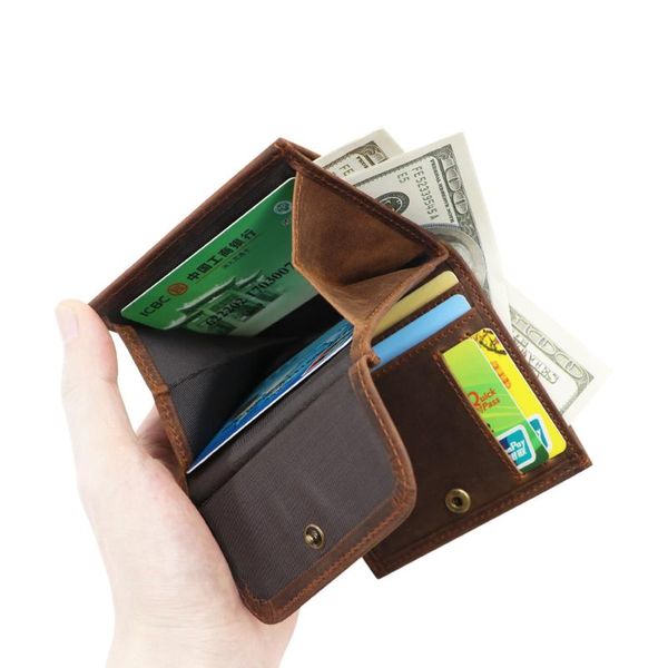 wallets men's wallet vintage genuine leather crazy horse rfid anti-theft brown cowhide business card holder money bag coin purse, Red;black
wallets men's wallet vintage genuine leather crazy horse rfid anti-theft brown cowhide business card holder money bag coin purse, Red;black