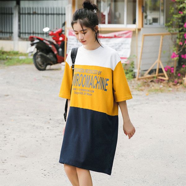 dresses 2021 summer new korean academic style loose letter printing medium length casual t-shirt dress for women, Black;gray
dresses 2021 summer new korean academic style loose letter printing medium length casual t-shirt dress for women, Black;gray