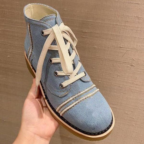 denim women boots retro short female brand shoes lace up botas de mujer round toe fashion ladies, Black
denim women boots retro short female brand shoes lace up botas de mujer round toe fashion ladies, Black