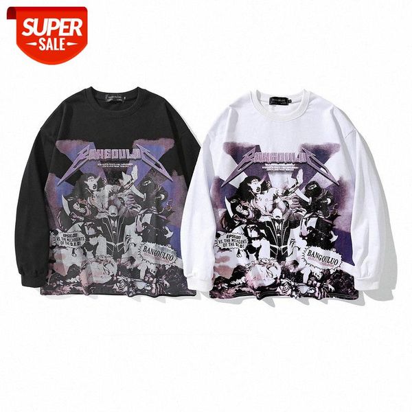 street trend hip-hop casual tide printing thin sweater round neck foreign trade men's clothing #l41m, Black
street trend hip-hop casual tide printing thin sweater round neck foreign trade men's clothing #l41m, Black