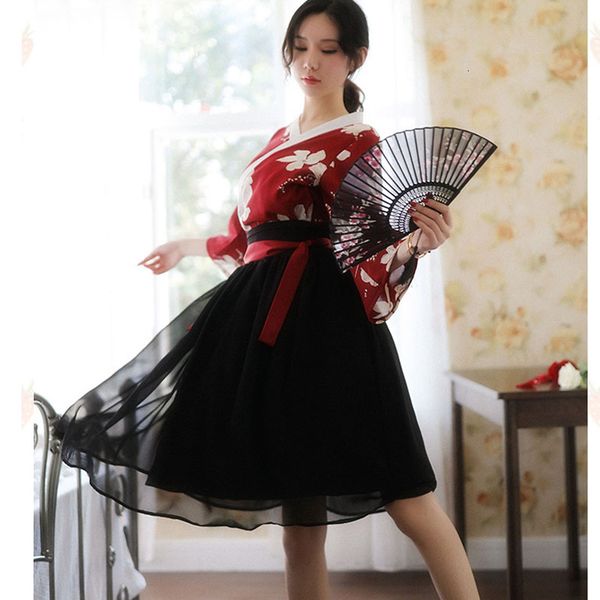 underwear print chiffon fun hanfu role play japanese lovely nightdress suit, Red;black
underwear print chiffon fun hanfu role play japanese lovely nightdress suit, Red;black