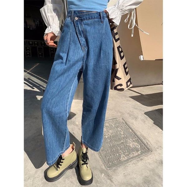 women's jeans high waist irregular women summer 2021 straight tube loose wide leg pants femme fashion blue bottoms
women's jeans high waist irregular women summer 2021 straight tube loose wide leg pants femme fashion blue bottoms