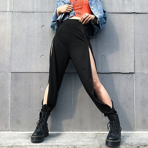 kpop exo got7 twice european and american style hip-hop dance casual split pants harajuku streetwear women trousers, Black;white
kpop exo got7 twice european and american style hip-hop dance casual split pants harajuku streetwear women trousers, Black;white