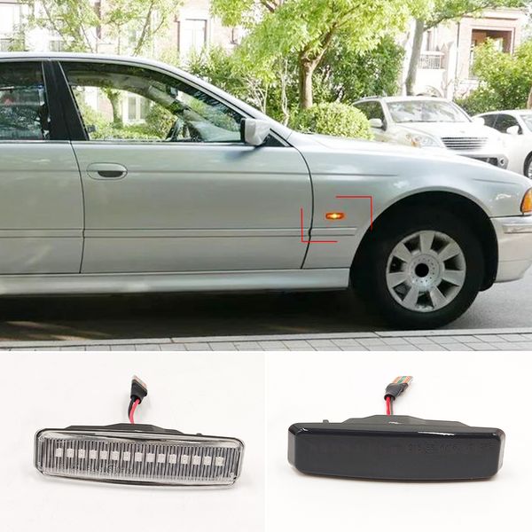 2pcs dynamic led turn signal side marker lights flowing sequential blinker light for bmw 5 series 5er e39 mod. bj. 12/95 - 6/03
2pcs dynamic led turn signal side marker lights flowing sequential blinker light for bmw 5 series 5er e39 mod. bj. 12/95 - 6/03