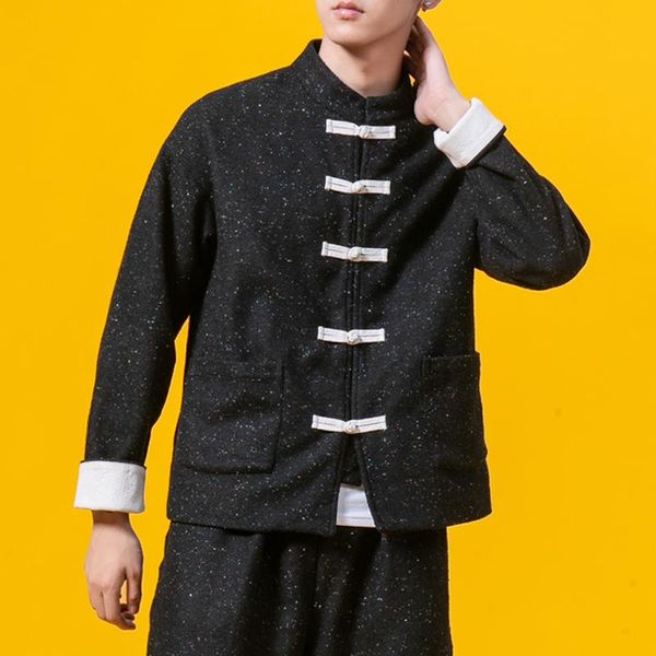 ethnic clothing autumn winter woolen cloth men's clothes chinese style cotton padded tang suit jacket traditional coat, Red
ethnic clothing autumn winter woolen cloth men's clothes chinese style cotton padded tang suit jacket traditional coat, Red