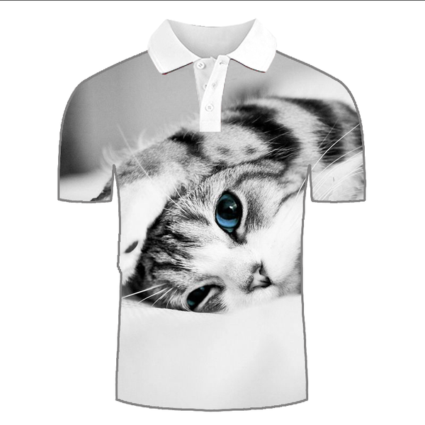 big eyes cat pattern men's 3d printing t-shirt visual impact party punk gothic round neck american muscle style short sleeves, White;black
big eyes cat pattern men's 3d printing t-shirt visual impact party punk gothic round neck american muscle style short sleeves, White;black