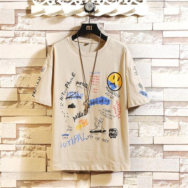 men's t-shirts brand summer short sleeve t shirt mens hip hop tshirt male tees harajuku print fashion clothes streetwear for m, White;black
men's t-shirts brand summer short sleeve t shirt mens hip hop tshirt male tees harajuku print fashion clothes streetwear for m, White;black