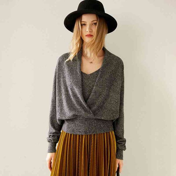 women's two piece pants autumn/winter 2021 fashion 100% pure cashmere sweater lets loose long sleeve female knitting with low-cut v, White
women's two piece pants autumn/winter 2021 fashion 100% pure cashmere sweater lets loose long sleeve female knitting with low-cut v, White