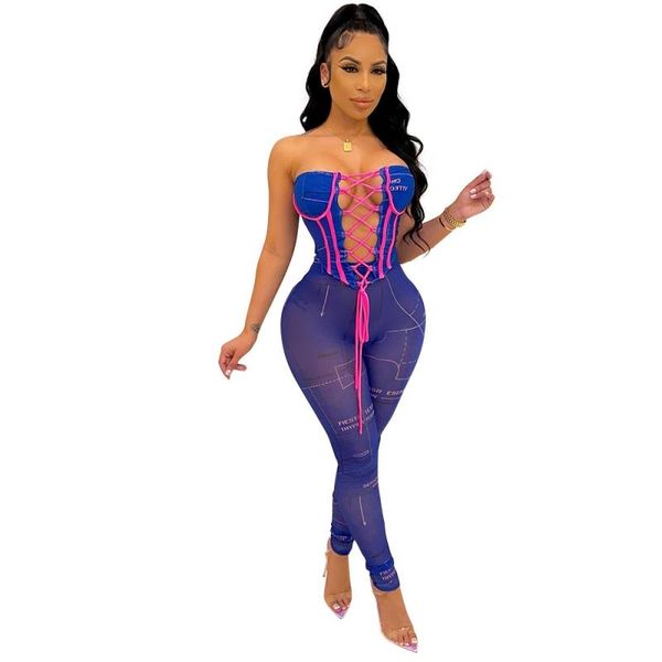 women's two piece pants 2 set women female outfits sleeveless rompers bodysuit lace up and suit matching sets club streetwear 2022, White
women's two piece pants 2 set women female outfits sleeveless rompers bodysuit lace up and suit matching sets club streetwear 2022, White