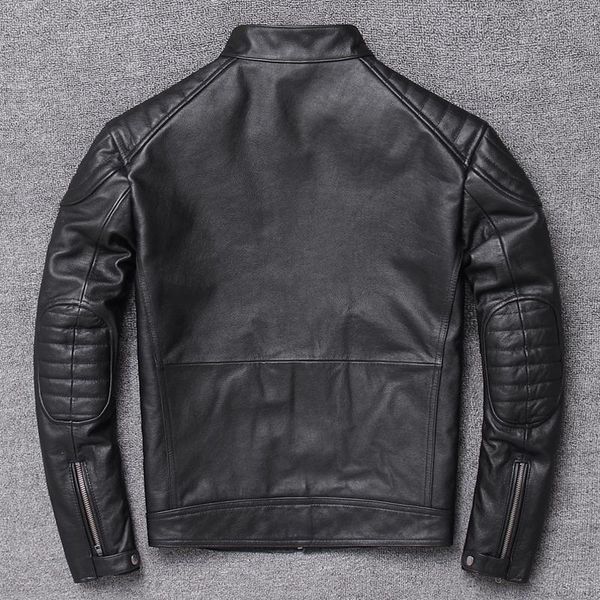 genuine jacket 200% real cow coat spring autumn vintage leather jackets for men chaqueta hombre l2286 kj5926 men's & faux, Black
genuine jacket 200% real cow coat spring autumn vintage leather jackets for men chaqueta hombre l2286 kj5926 men's & faux, Black