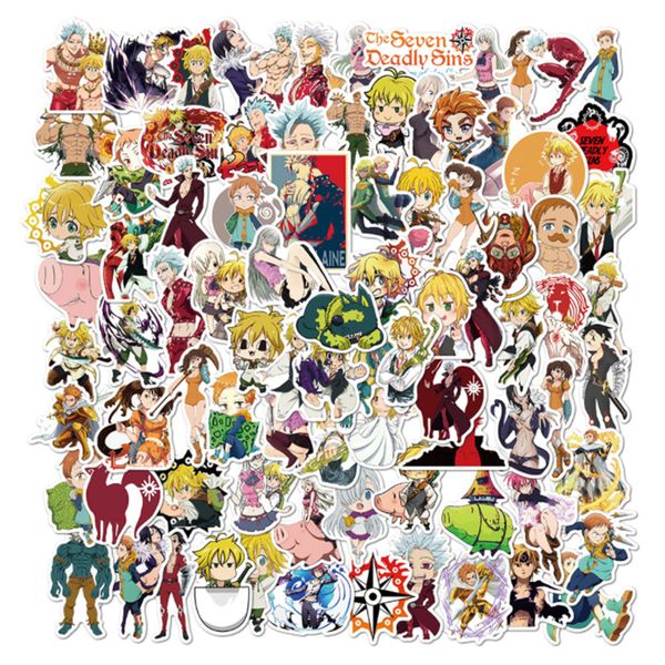 100 pcs japanese comics seven deadly sins graffiti waterproof skateboard travel suitcase phone lapluggage stickers cute kids
100 pcs japanese comics seven deadly sins graffiti waterproof skateboard travel suitcase phone lapluggage stickers cute kids