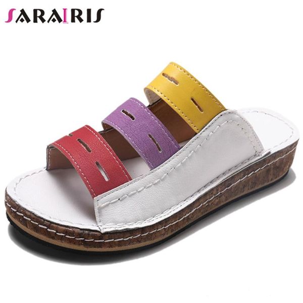 slippers sarairis open toe mixed color sewing slip on platform women office handmade sandals ladies shoes, Black
slippers sarairis open toe mixed color sewing slip on platform women office handmade sandals ladies shoes, Black