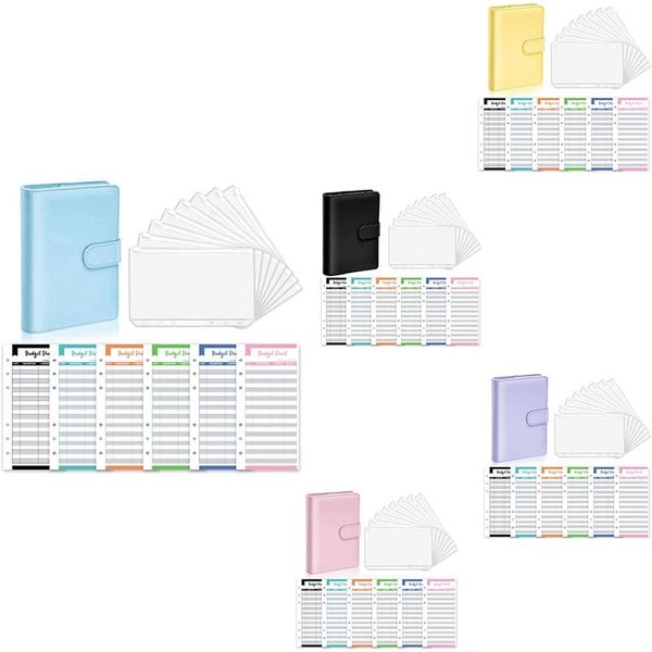 gift wrap a6 pu leather ring binder for bill planner, waterproof cash budget envelopes syste
gift wrap a6 pu leather ring binder for bill planner, waterproof cash budget envelopes syste