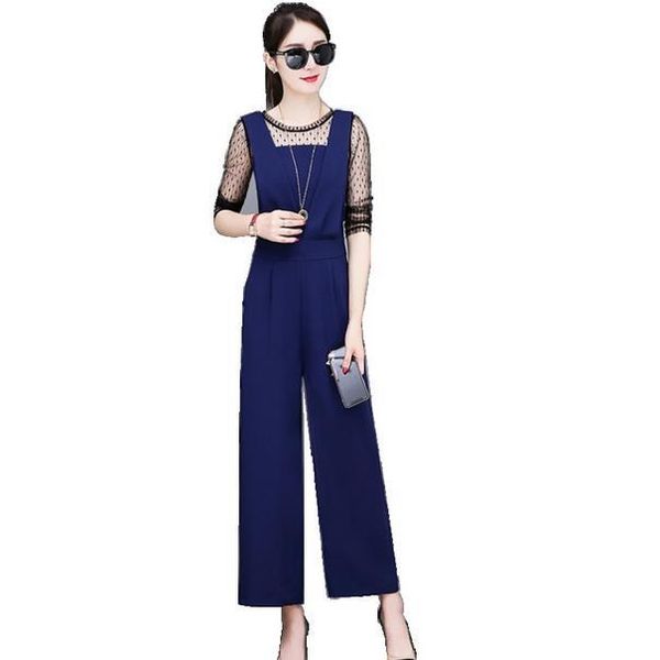 women's jumpsuits & rompers 2021 summer women lace patchwork chiffon jumpsuit female hollow out slim strap playsuit elegant wide leg lo, Black;white
women's jumpsuits & rompers 2021 summer women lace patchwork chiffon jumpsuit female hollow out slim strap playsuit elegant wide leg lo, Black;white