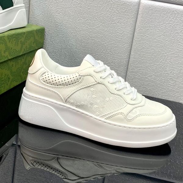 men dress shoes fashion casual lady lace-up designer sneaker 100% leather white black women gym thick bottom trainers platform womens
men dress shoes fashion casual lady lace-up designer sneaker 100% leather white black women gym thick bottom trainers platform womens