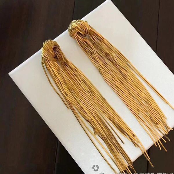 clip-on & screw back fashion brass tassel knotted gold long earrings for women ear clip without piercing kupe kolczyki brincos, Silver
clip-on & screw back fashion brass tassel knotted gold long earrings for women ear clip without piercing kupe kolczyki brincos, Silver