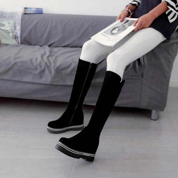 boots height increasing knee high women round toe platform zipper simple autumn winter casual ladies shoes1 3vra, Black
boots height increasing knee high women round toe platform zipper simple autumn winter casual ladies shoes1 3vra, Black