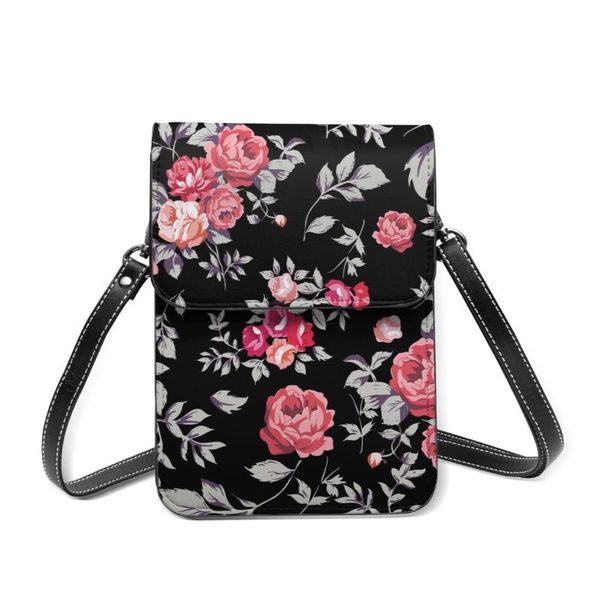 evening bags rose pattern pink black cell phone purse smartphone wallet leather shoulder strap handbag women bag
evening bags rose pattern pink black cell phone purse smartphone wallet leather shoulder strap handbag women bag