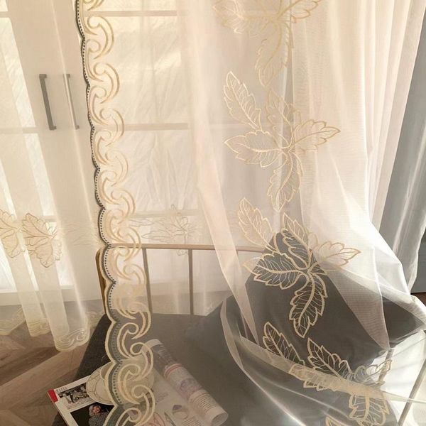 curtain & drapes europe luxury embroidered lace tulle window curtains for living room bedroom leaf sheer voile kitchen blind door cust
curtain & drapes europe luxury embroidered lace tulle window curtains for living room bedroom leaf sheer voile kitchen blind door cust