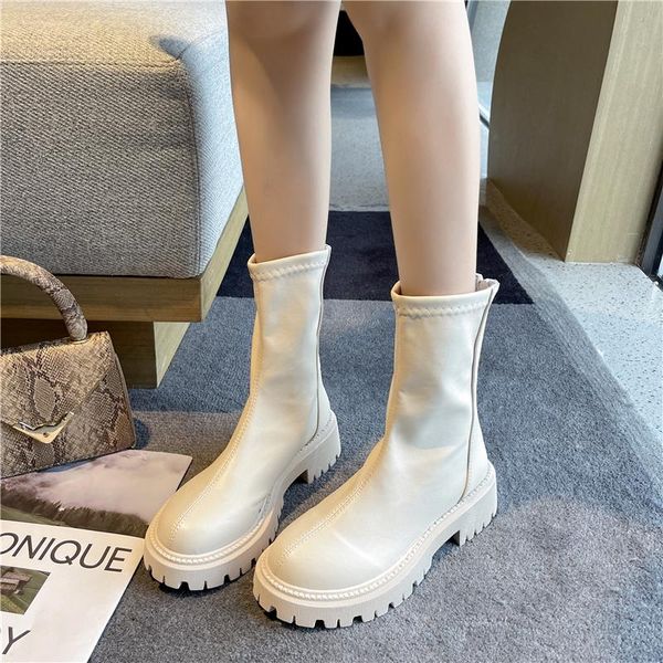 boots ins women short thick bottom stretch fashion shoes ladies ankle footwear size 34-40, Black
boots ins women short thick bottom stretch fashion shoes ladies ankle footwear size 34-40, Black