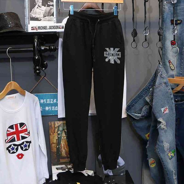 loose 5xl plus size sweatpants women spring autumn haren pants tide frenulum waist fashion casual ladies trousers c1100, Black;white
loose 5xl plus size sweatpants women spring autumn haren pants tide frenulum waist fashion casual ladies trousers c1100, Black;white
