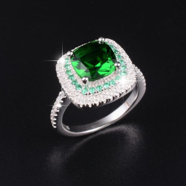 cluster rings real solid 100% 925 sterling silver for women luxury 5ct square natural green gemstone wedding engagement ring jewelry, Golden;silver
cluster rings real solid 100% 925 sterling silver for women luxury 5ct square natural green gemstone wedding engagement ring jewelry, Golden;silver